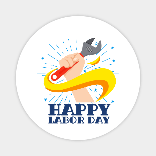 Labor Day Magnet by sufian